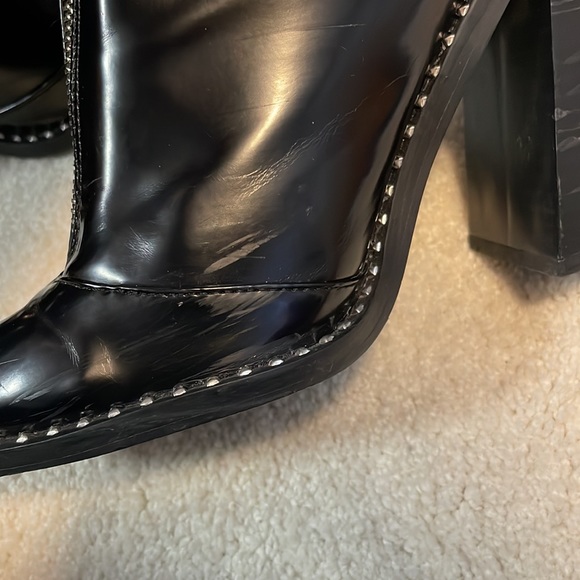 Steve Madden Dominate Chunky Heel Studded Boots - Picture 9 of 10